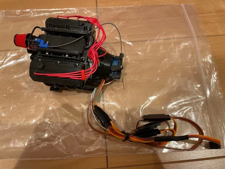 1/10 RC DDW OHV V8 H FI FDエンジン