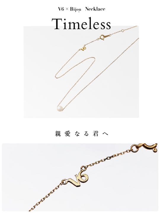 V6 Timeless × Bijou ネックレス