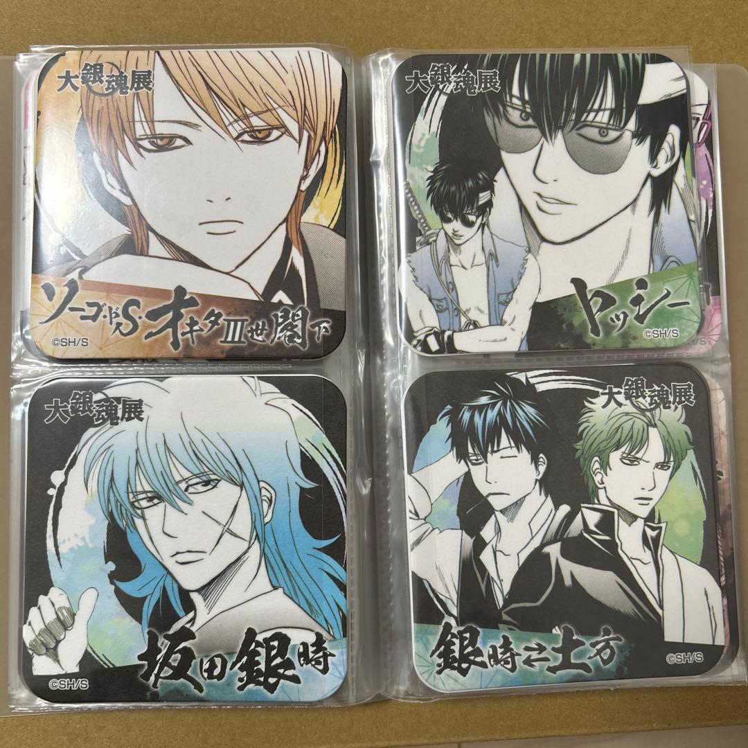 大銀魂展　アートコースターBOX　コンプ　48枚セット+おまけ3点