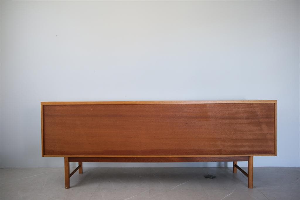 英国アンティーク木製サイドボード/キャビネット/チェスト/机テーブル89-324