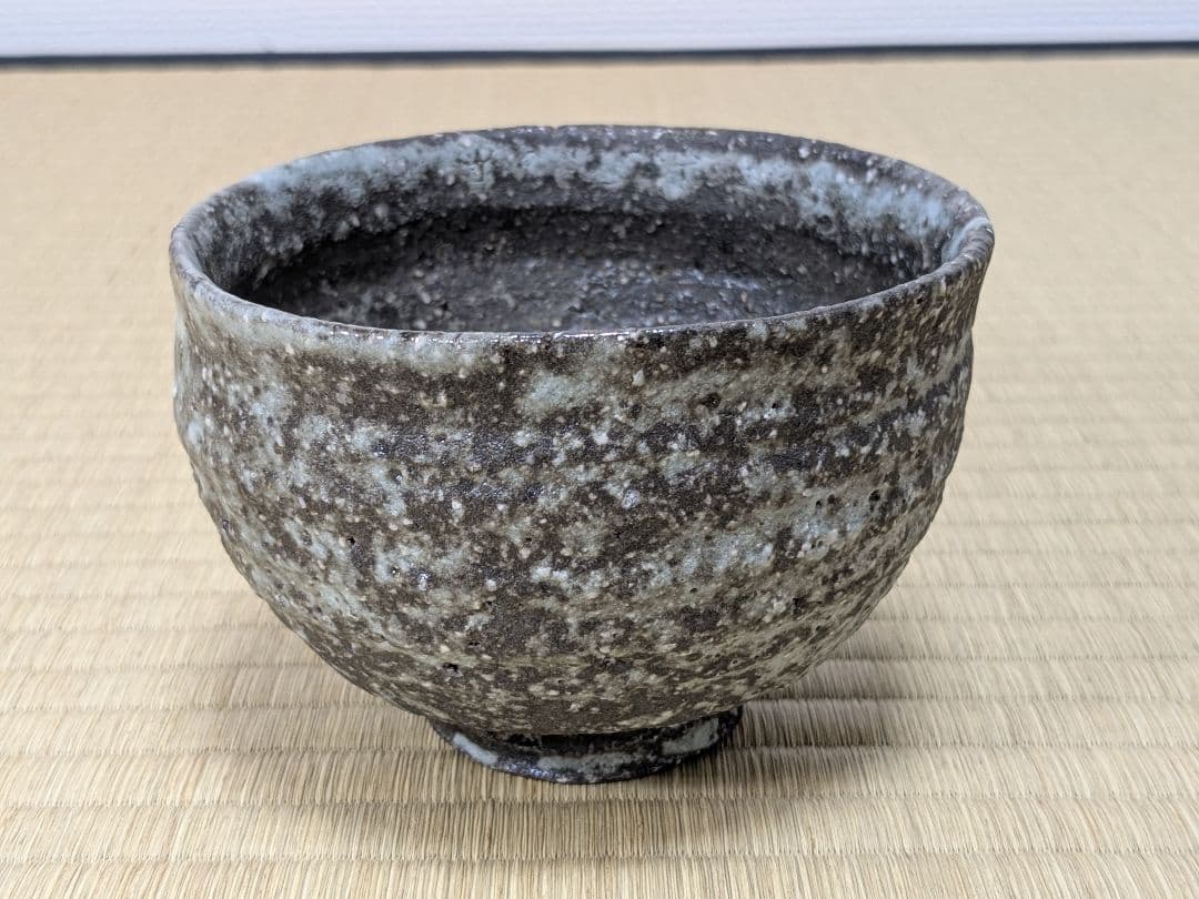 常滑焼　大迫みきお　忍釉茶碗
