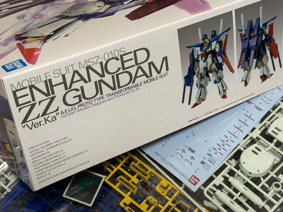 MG 1/100 強化型 ZZ GUNDAM \"Ver.Ka\"
