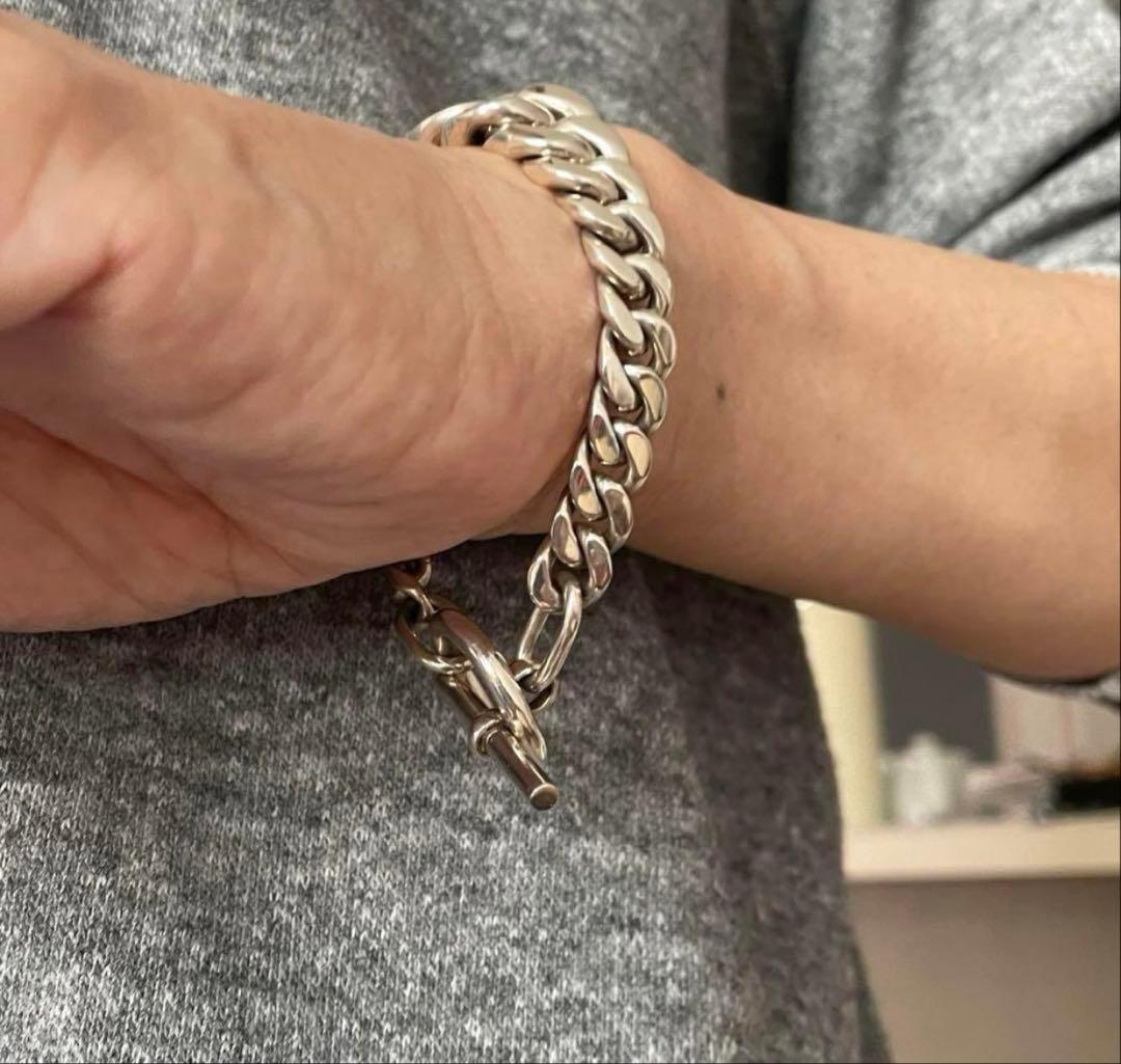 LAVER シルバー925 ミックスチェーンブレスレット