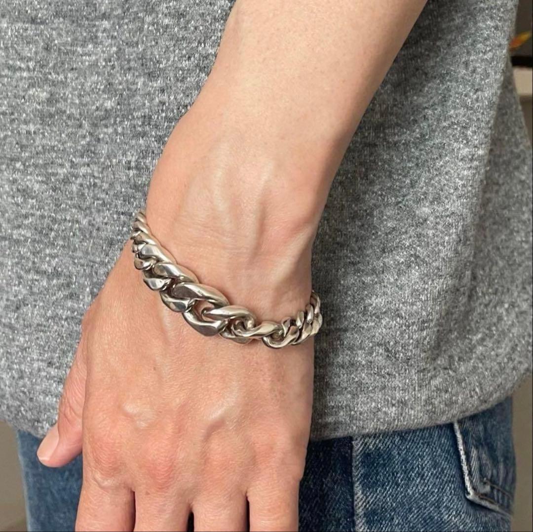 LAVER シルバー925 ミックスチェーンブレスレット