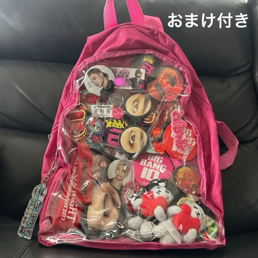 BIGBANG 透明バッグ　ぬいぐるみ バッジ　グッズ　G-DRAGON SOL