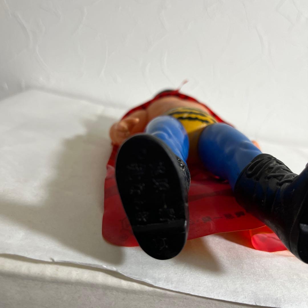 ⚠️当時物　初期　タイガーマスク　面取れ　ソフビ　スタンダード