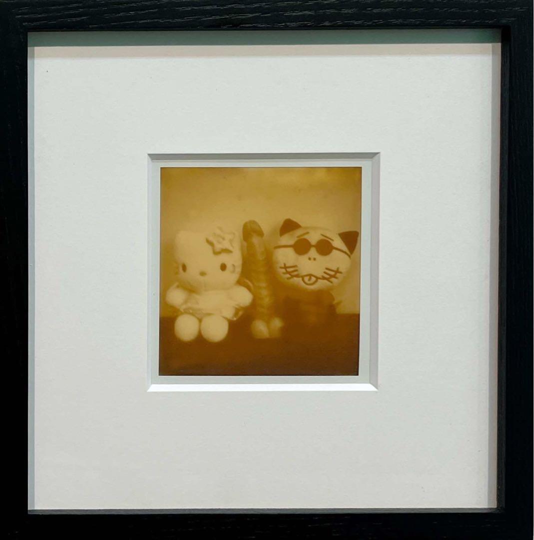 荒木経惟 ポラロイド写真 サイン入 額装