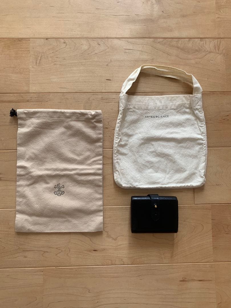 A&S Jabara mini wallet ブラック