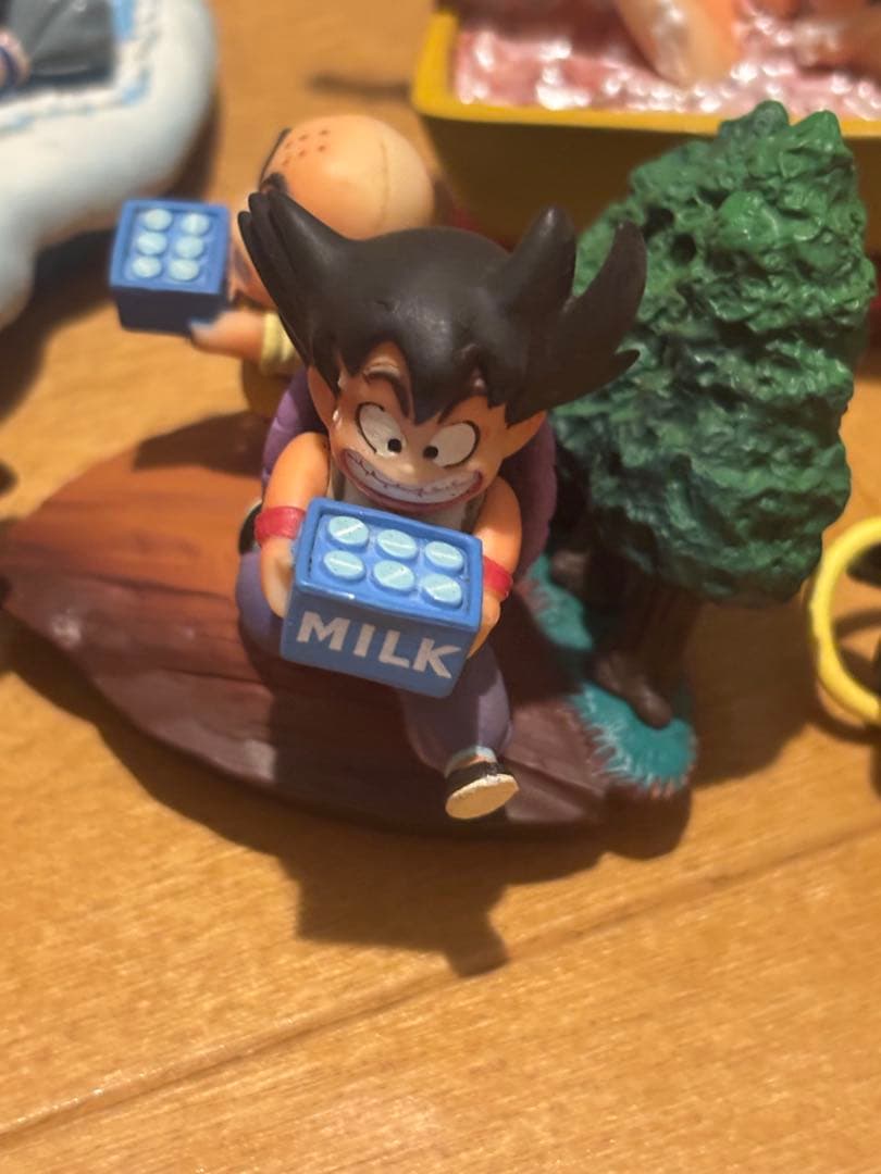 ドラゴンボールカプセル　まとめ売り クライシス編　孫悟空&ブルマ　風呂　牛乳