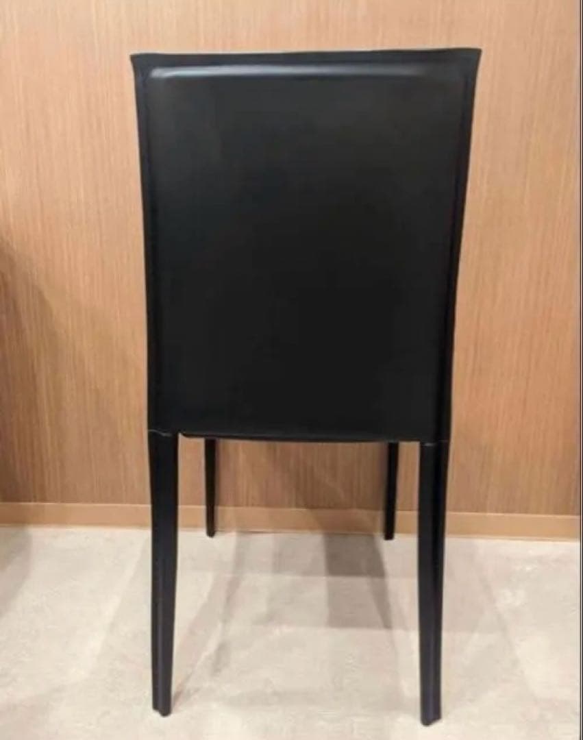 送料込み クラスティーナ ダイニング チェア イス 椅子 ブラック 2脚セット