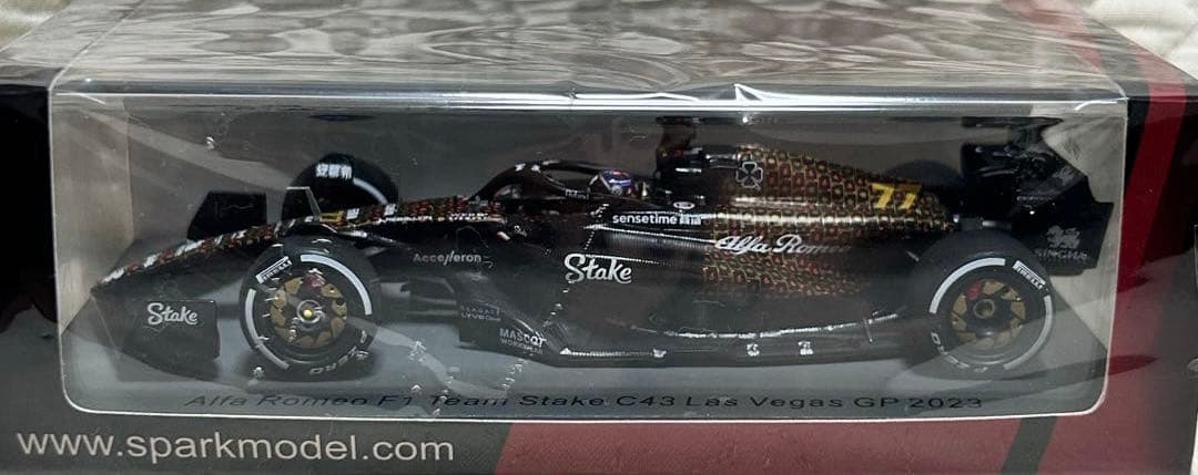 スパーク 1/43 アルファロメオ C43 ボッタス　2023ラスベガスGP