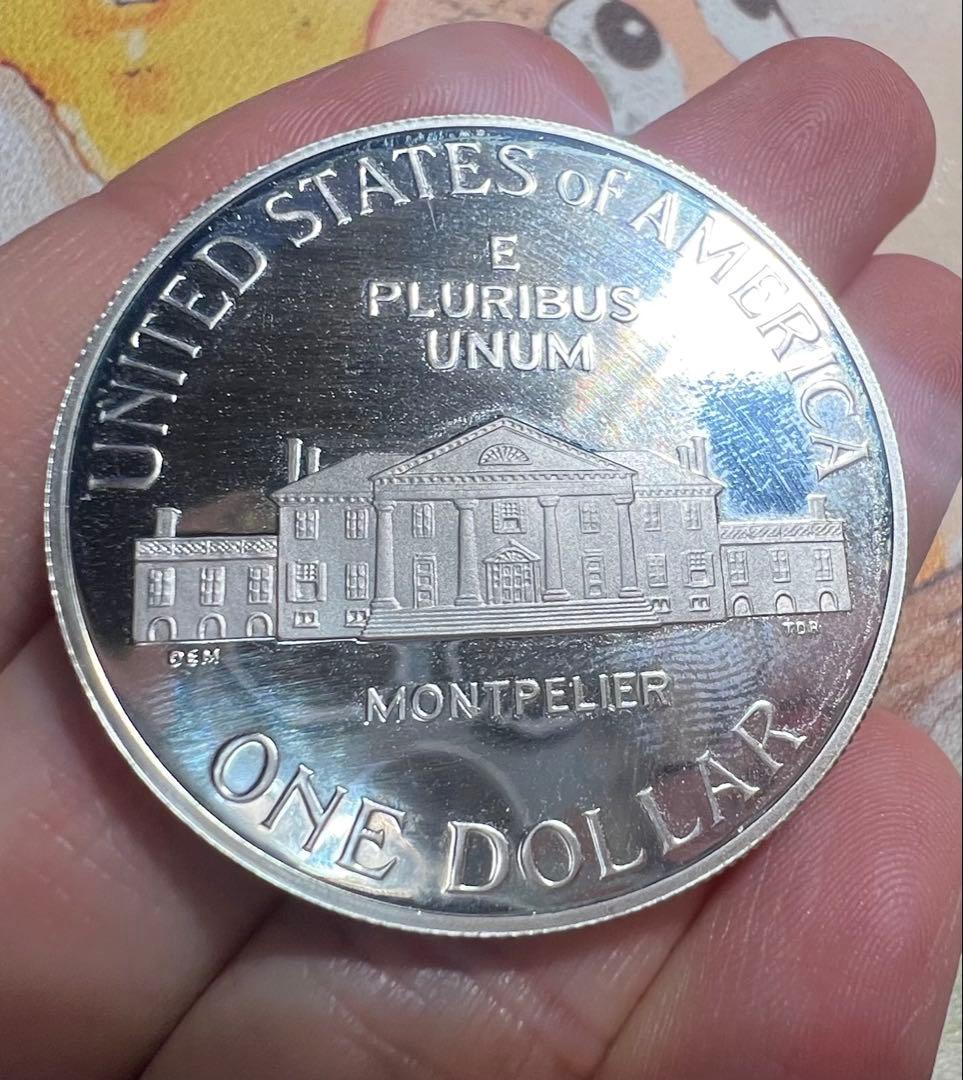 アメリカ　USA 未使用　1993年　銀貨　本日銀価格501円/g 外国