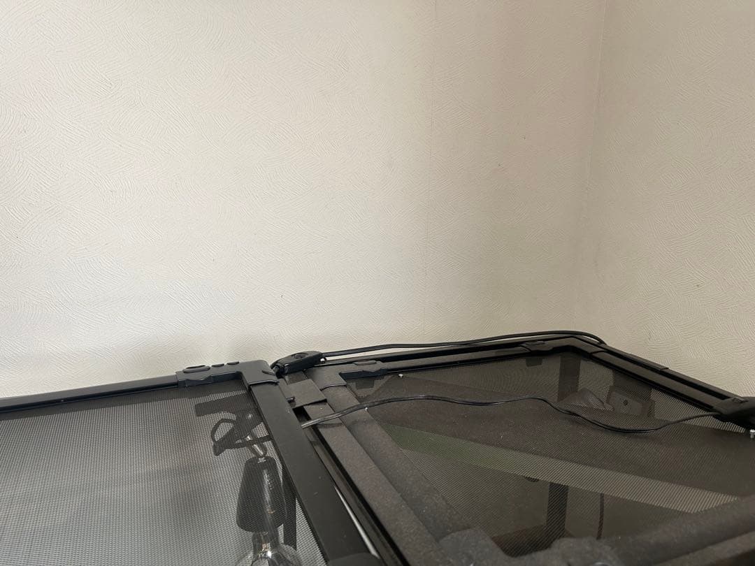 大型ガラス飼育ケージ UVB・ヒーターライト付き　引き取り限定