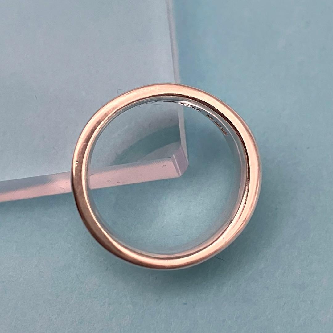 TIFFANY＆Co ナローリング 1837 約9.5号 SV925 少々歪み