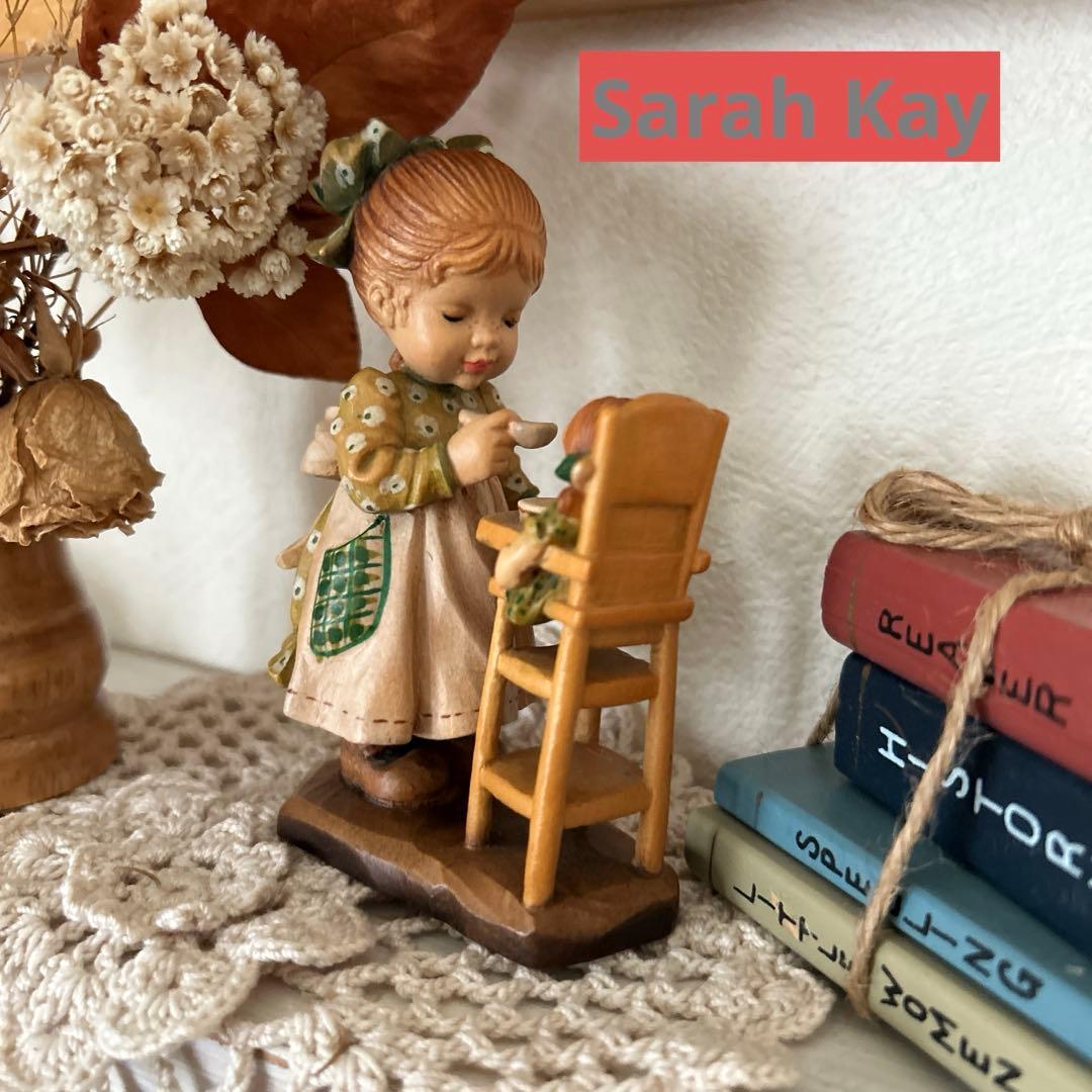 アンリ人形　イタリア サラケイSarah Kay サラケイ　✨木彫りアンティーク