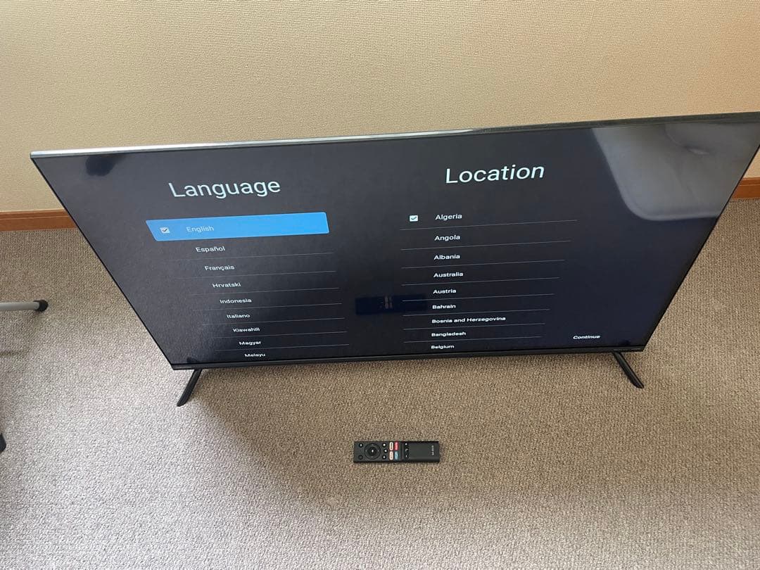 ORION 43インチ 4K スマートテレビ KAUD431