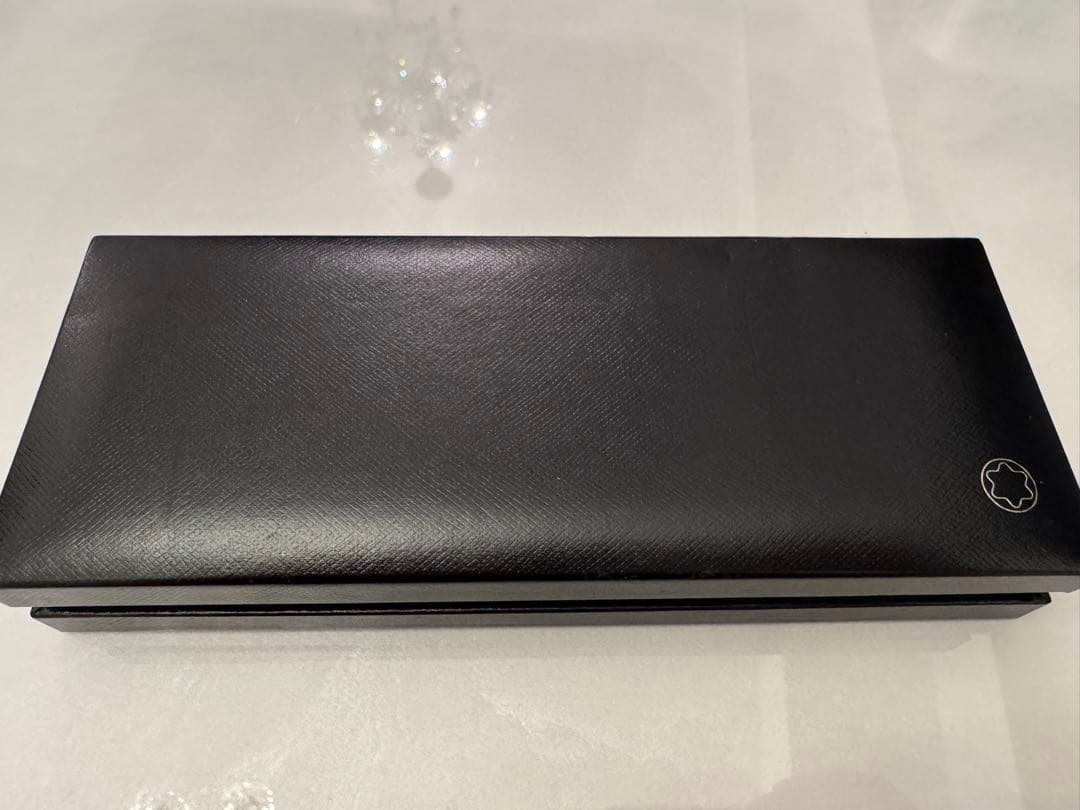 【限定値下げ】 美品MONT BLANC ブラックボールペン 専用ケース付き