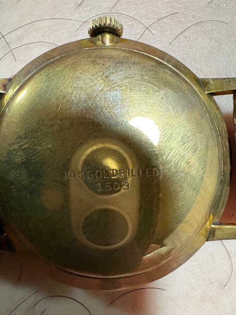 CITIZEN 14K GOLD FILLED 1503時計