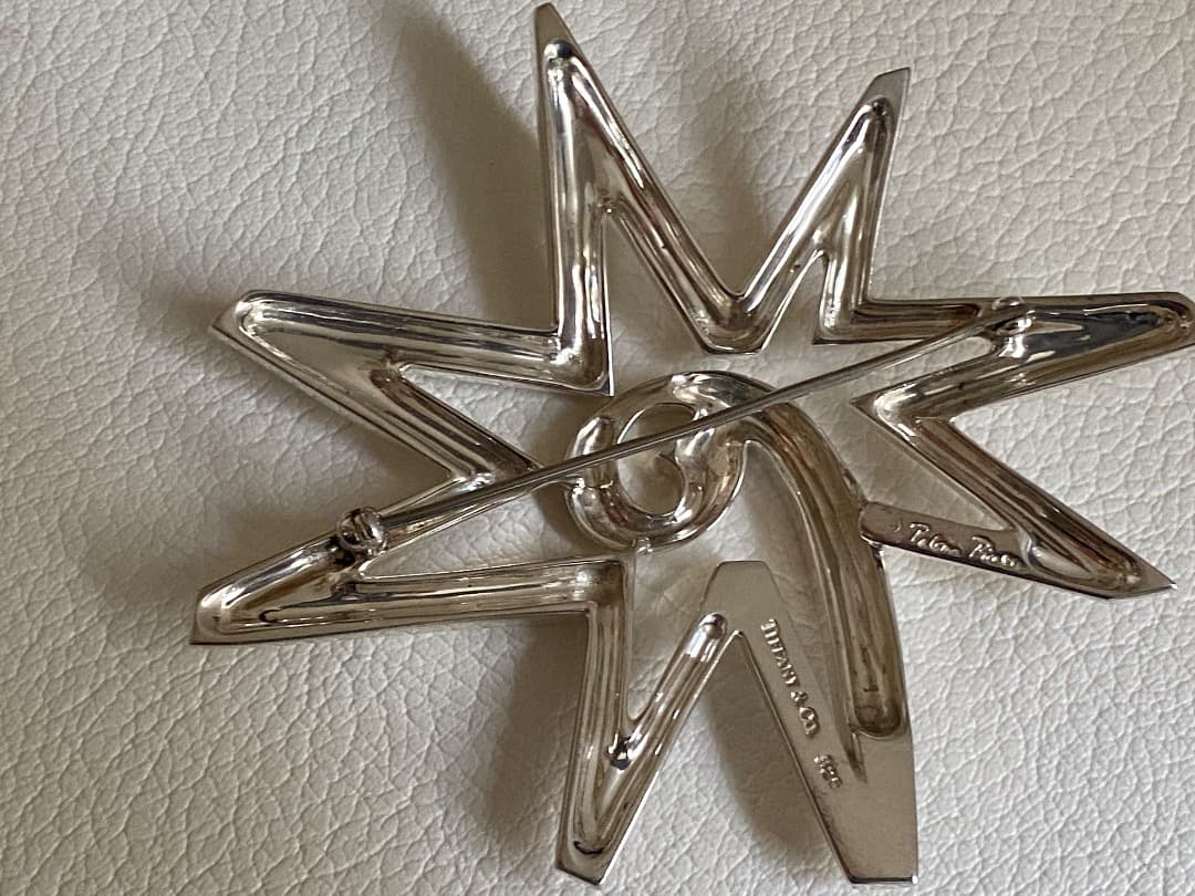 週末お値下げ　美品　ティファニー　スターモチーフ　ブローチ　パロマピカソ