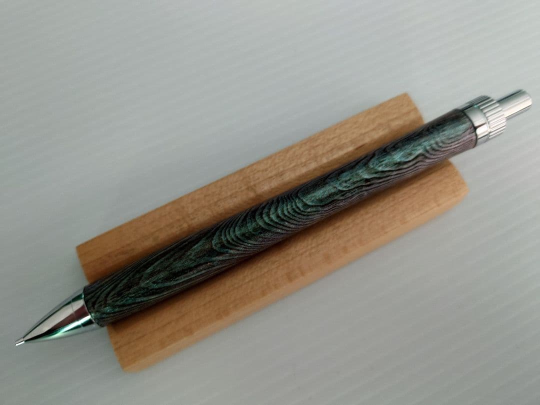 屋久杉　シャープペンシル　浮造り　新うるし　変わり漆　変わり杢　拭き漆