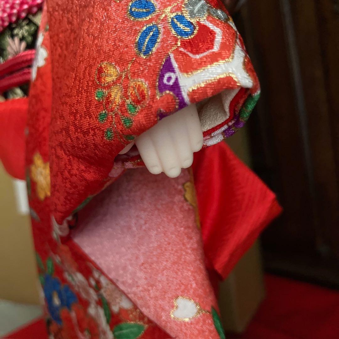 かわいい市松人形/公司作/作家物/日本製/高さ40cm/美品/紙製元箱/栞