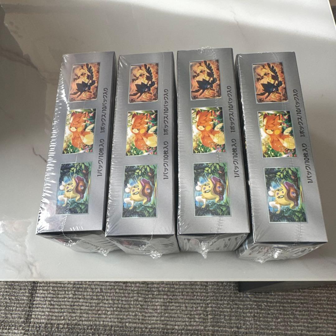 ポケモンカードゲーム ジャイニートレジャーexボックス4個セット