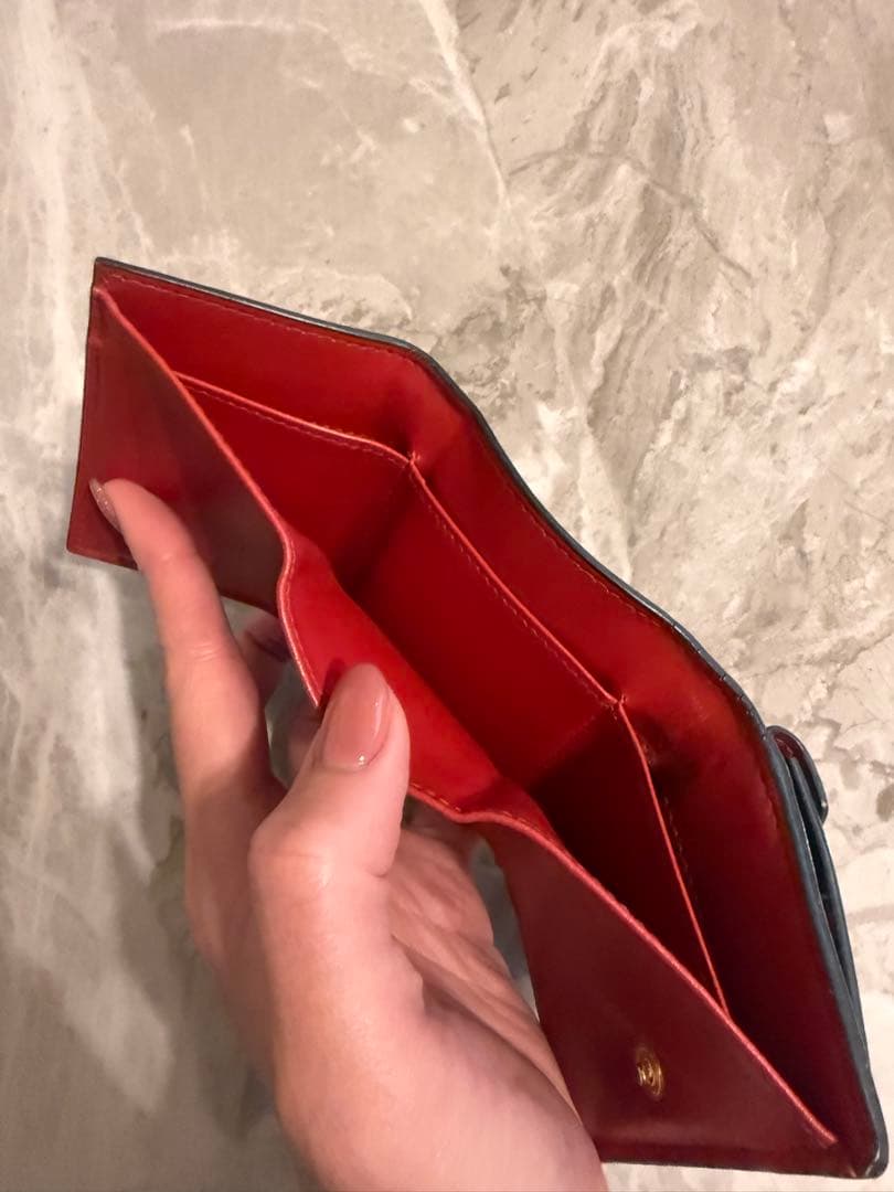 PRADA ハート柄 三つ折り財布 美品