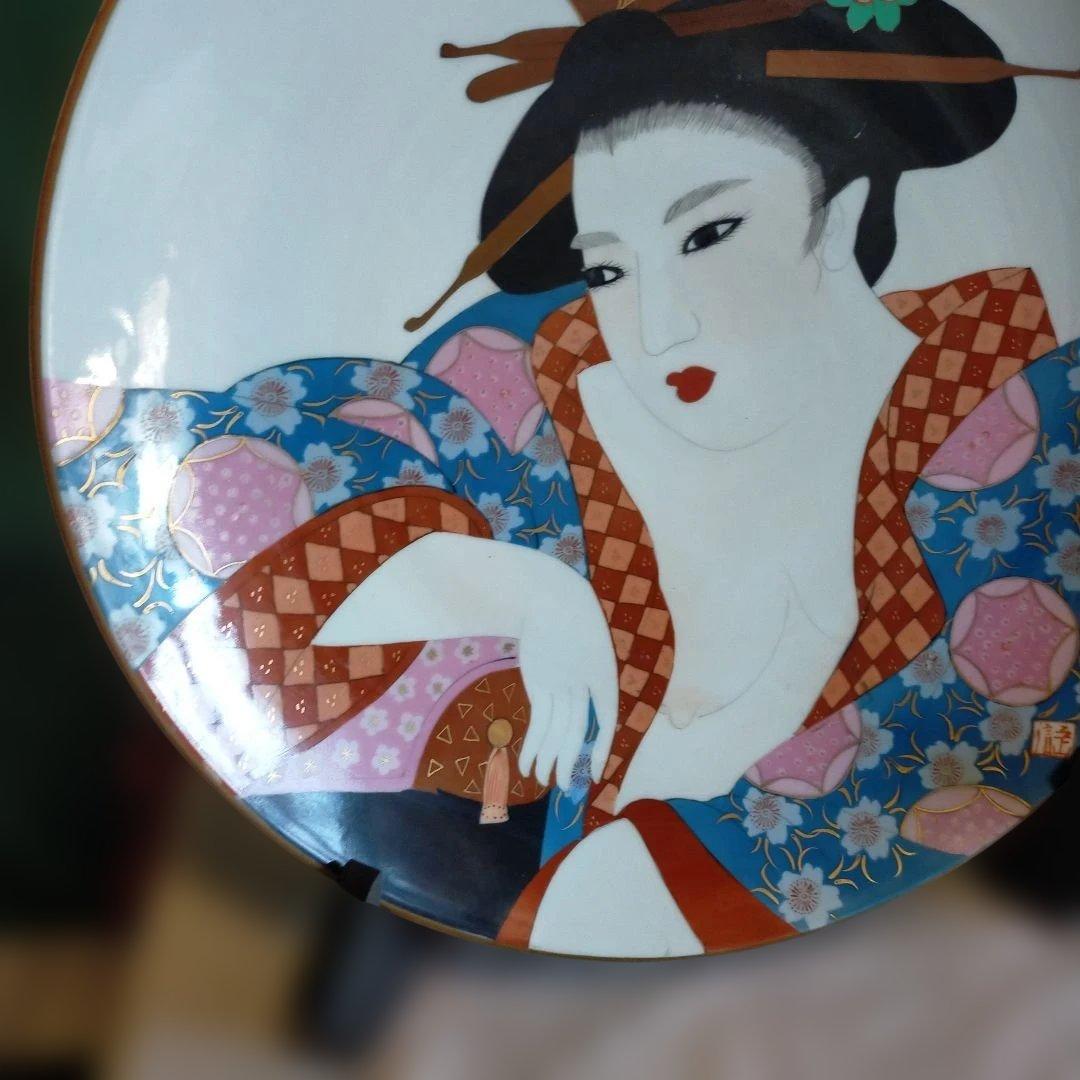 浮世絵・美人画・春画・飾り皿・絵皿・源六窯