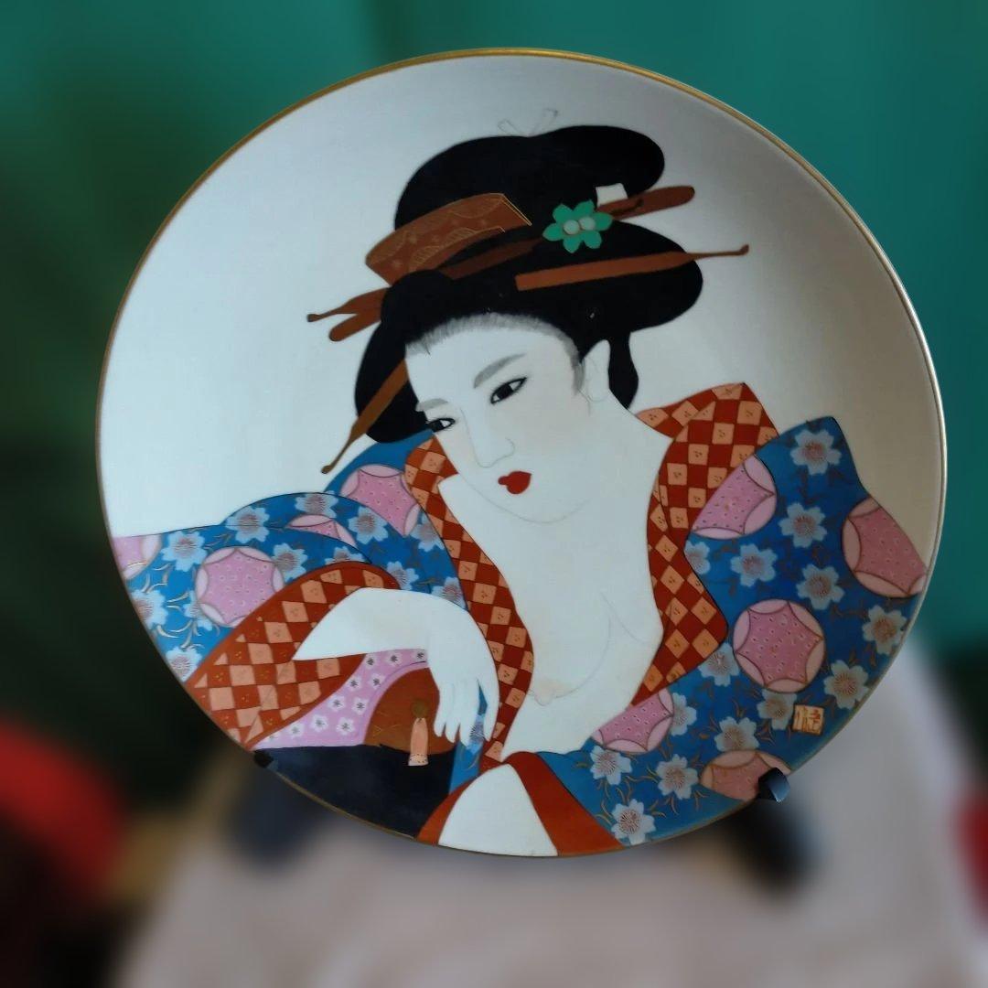 浮世絵・美人画・春画・飾り皿・絵皿・源六窯