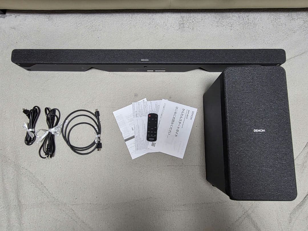 DENON DHT-S517 サウンドバー 付属品完備　箱破損あり 近隣手渡し可