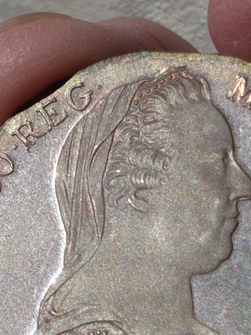 (プルーフ)オーストリア共和国　マリアテレジア　1ターレル銀貨再鋳貨　1780