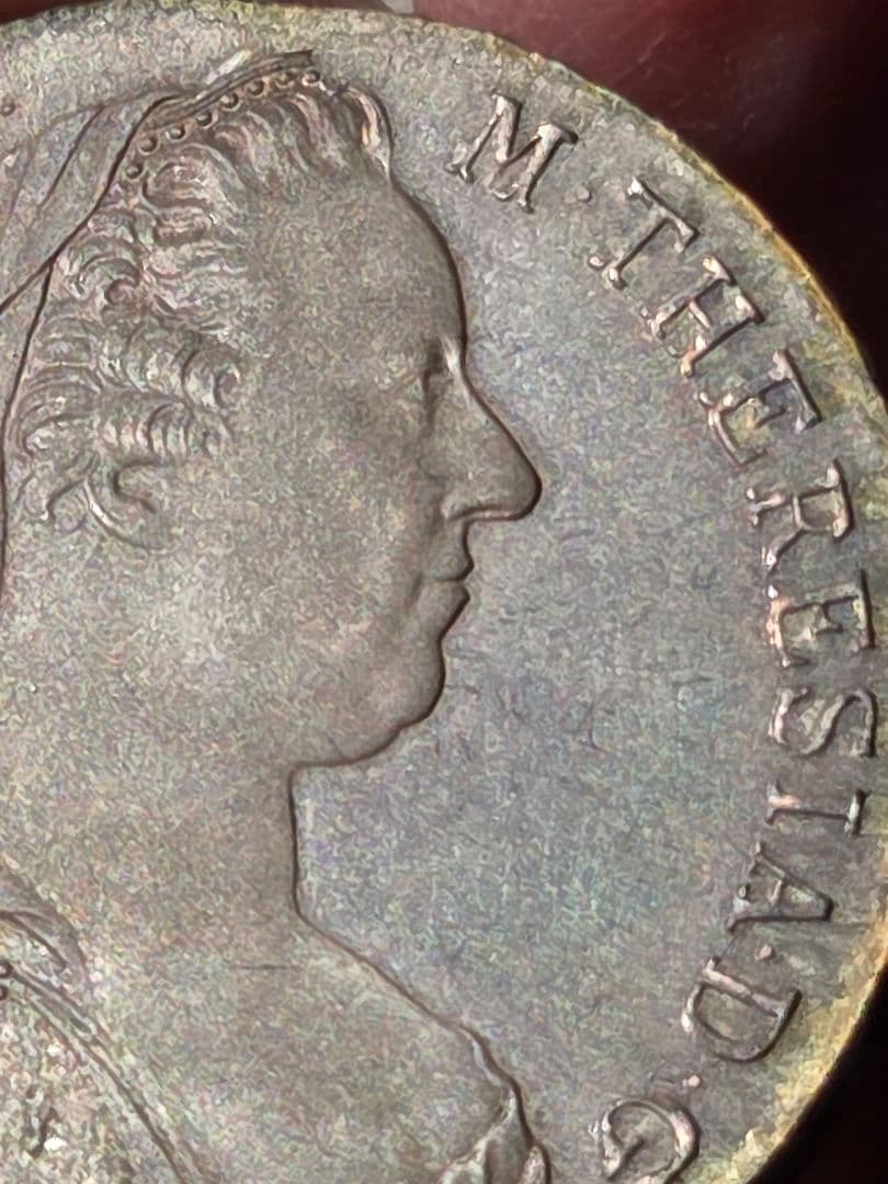 (プルーフ)オーストリア共和国　マリアテレジア　1ターレル銀貨再鋳貨　1780