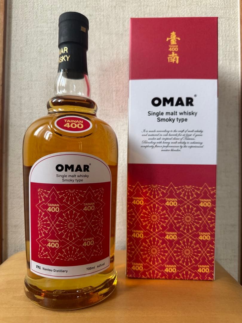 【OMAR】台南400周年記念限定品シングルモルトウイスキースモーキータイプ