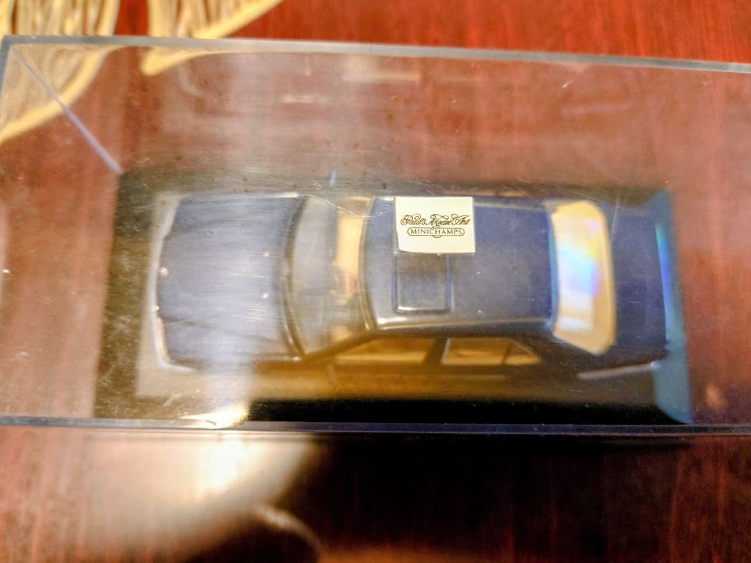 Minichamps ダークブルー ミニカー ベンツ1/43