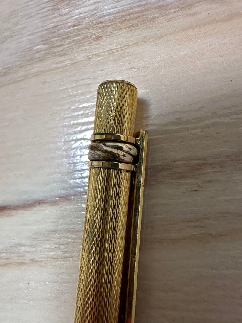 Cartier ゴールドメッシュボールペン