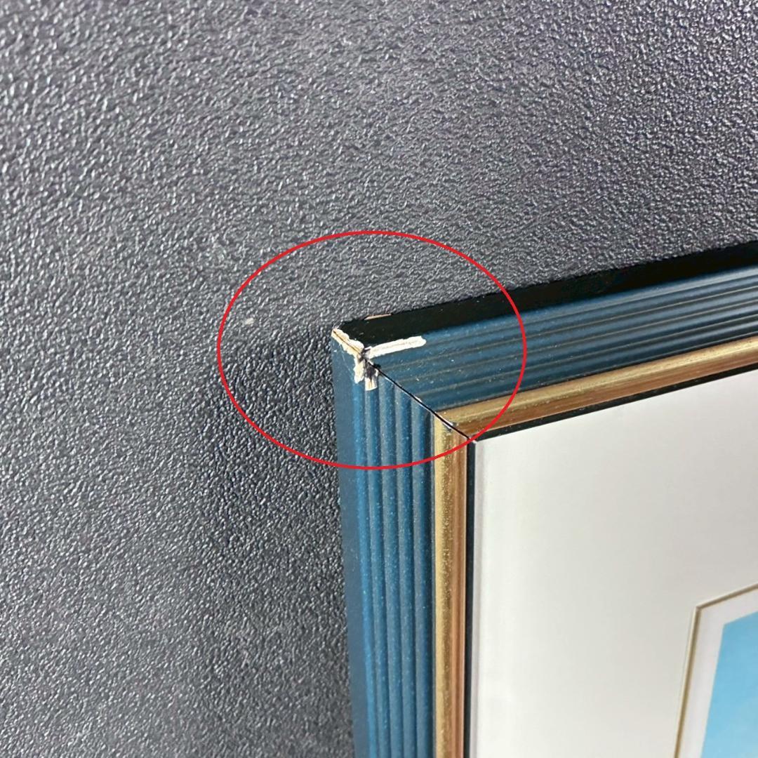 アンドレ・ブーリエ「ヴォワリエ」リトグラフ 直筆サイン入 額縁入り