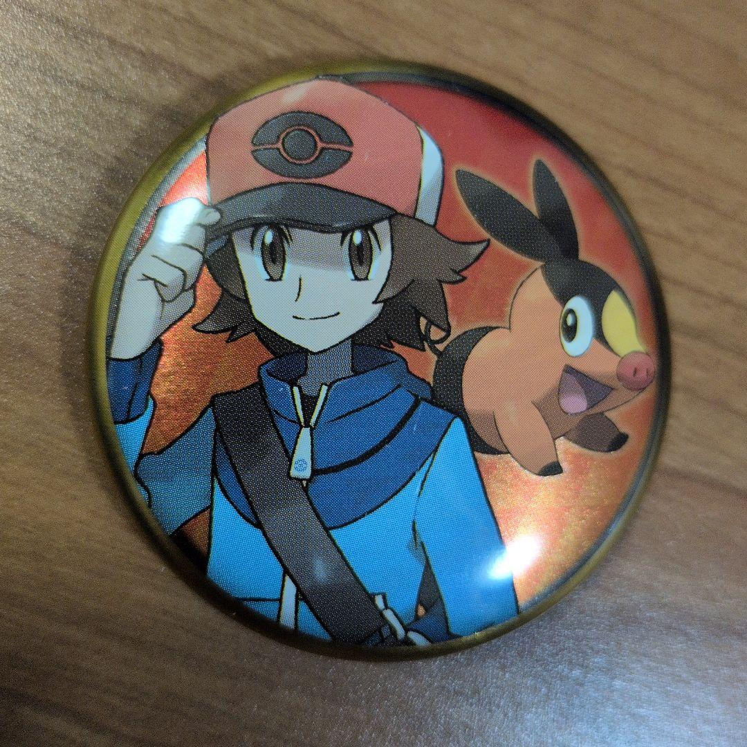 ポケットモンスター トウヤ＆ポカブ 缶バッジコレクション イッシュ地方編