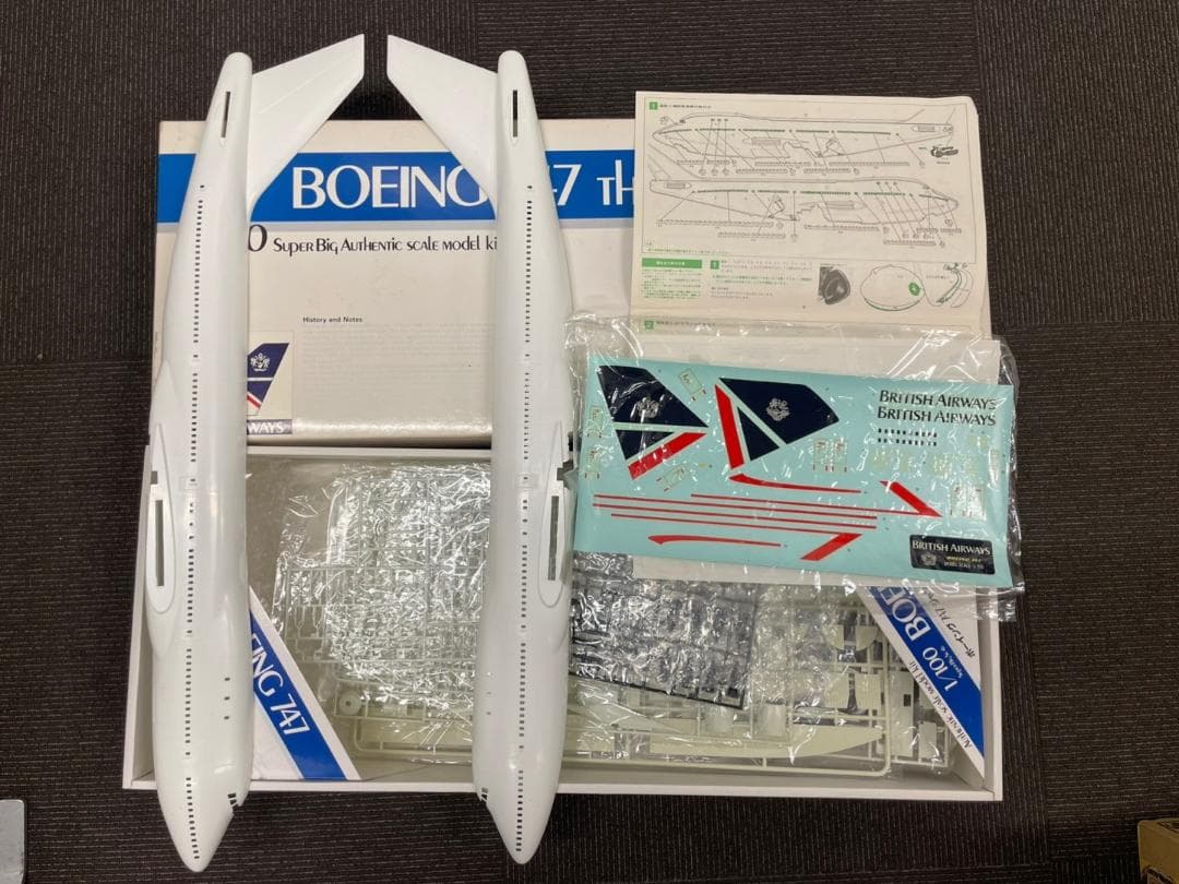 Boeing 747 1/100 スケールモデルキット