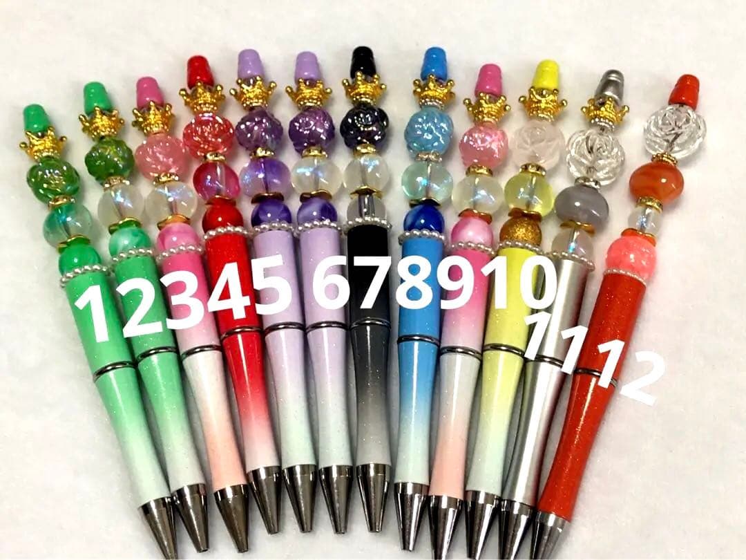 薔薇＆王冠 カスタムボールペン  かわいい