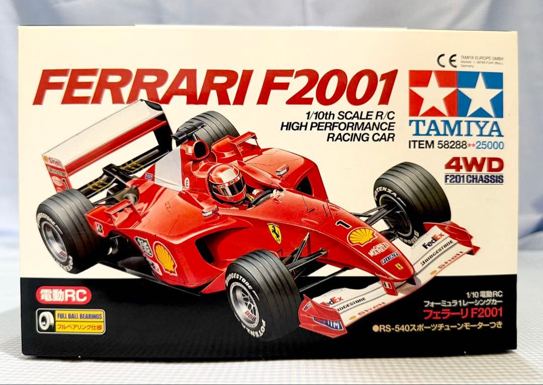 タミヤ◆フェラーリF2001 1/10スケール 4WD 1/10