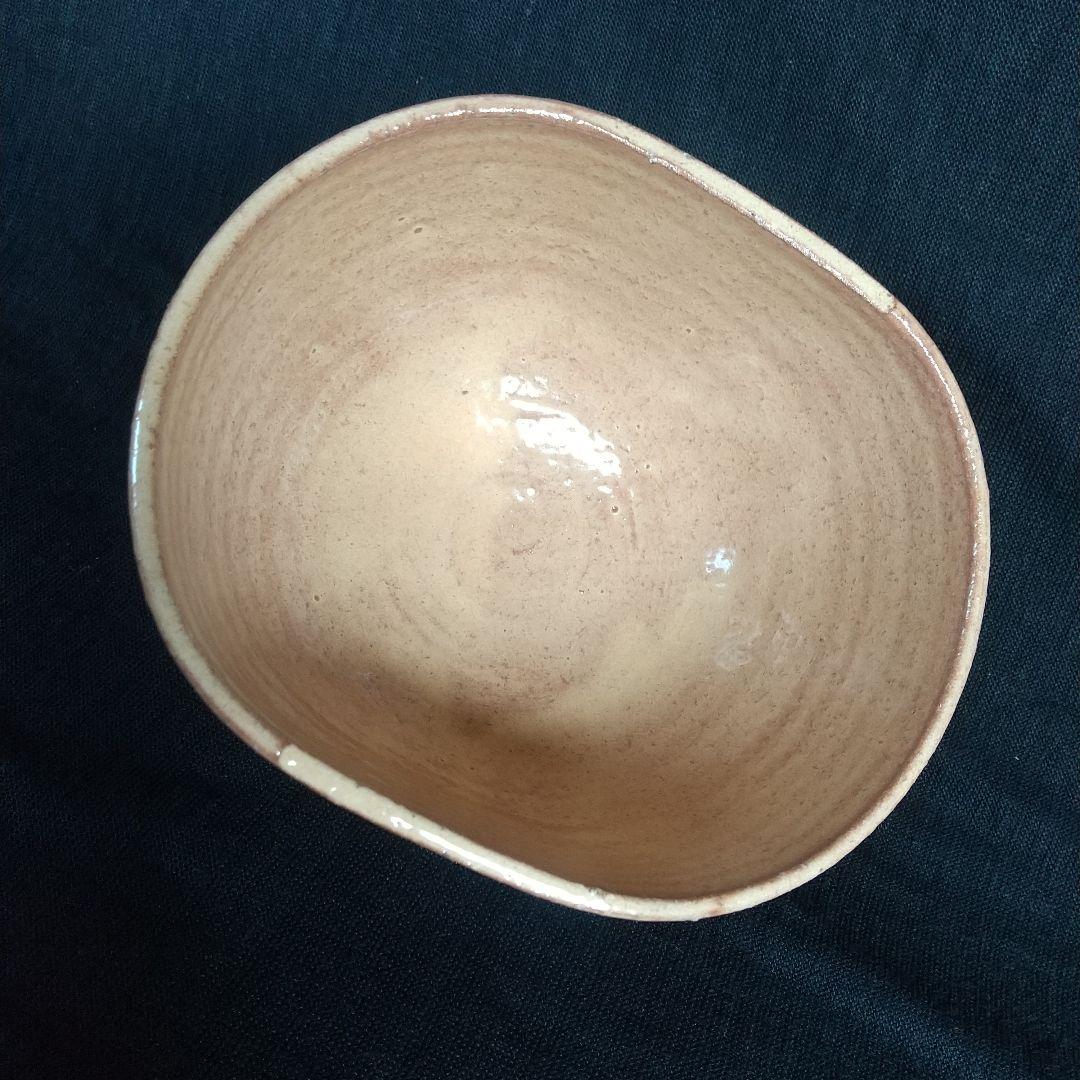 萩焼　大野瑞峰　俵手茶碗 共箱・共布付き　縁起物　長期保管品