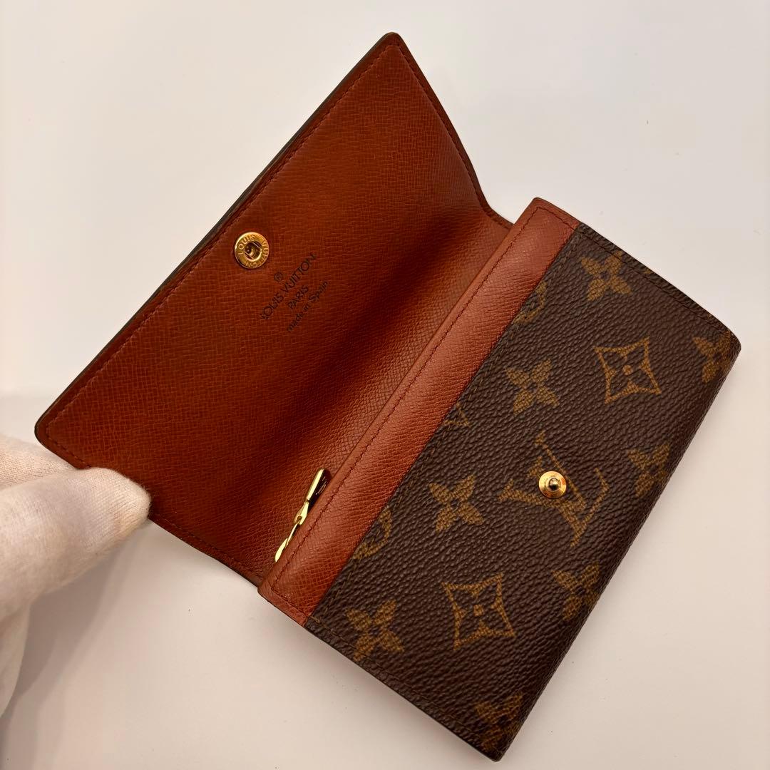 ✨鑑定済み✨ルイヴィトン✨モノグラム✨ポルトモネジップ 二つ折り財布