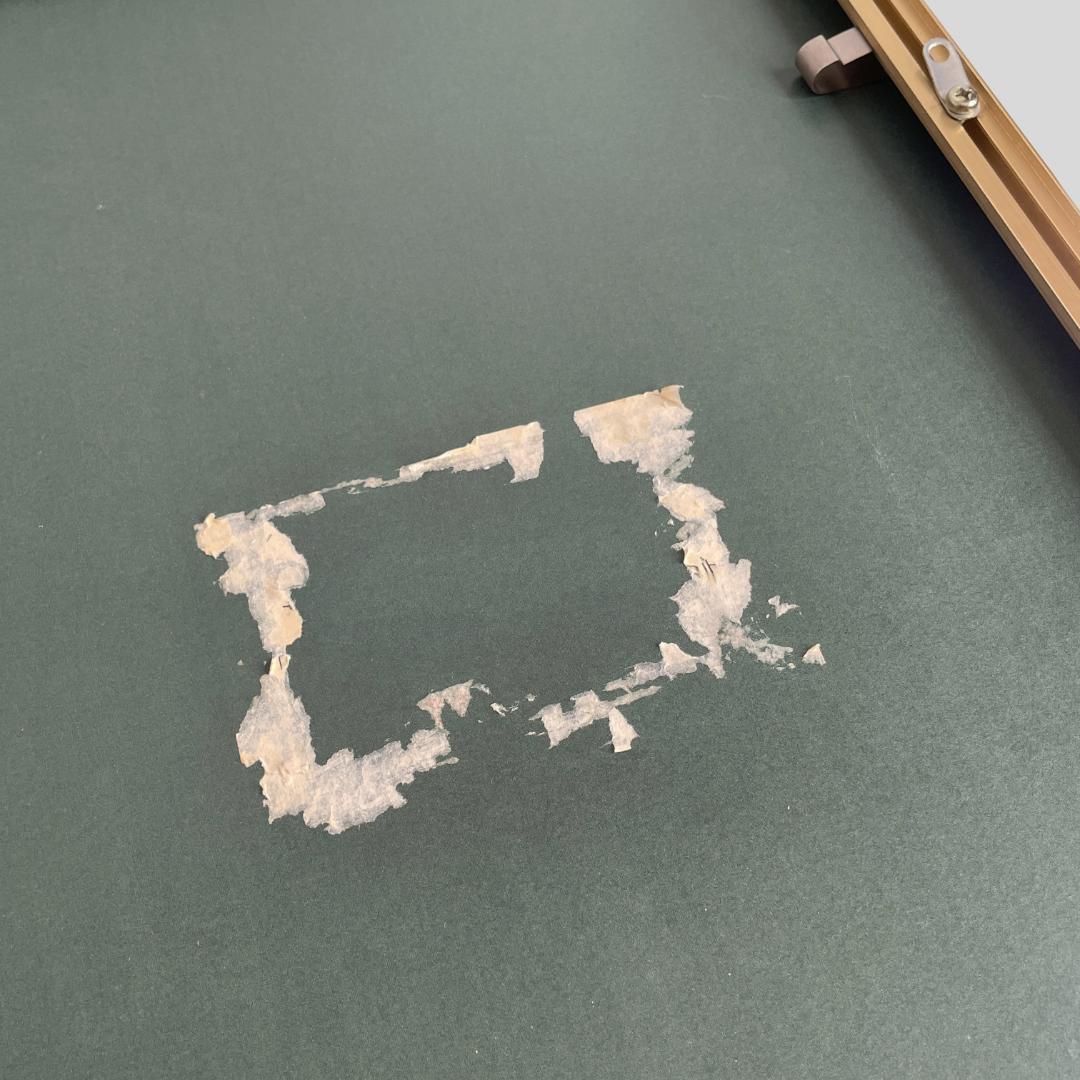 希少 1980s【マリオ・アバチ】 ヴィンテージ 額装 エキシビジョンポスター