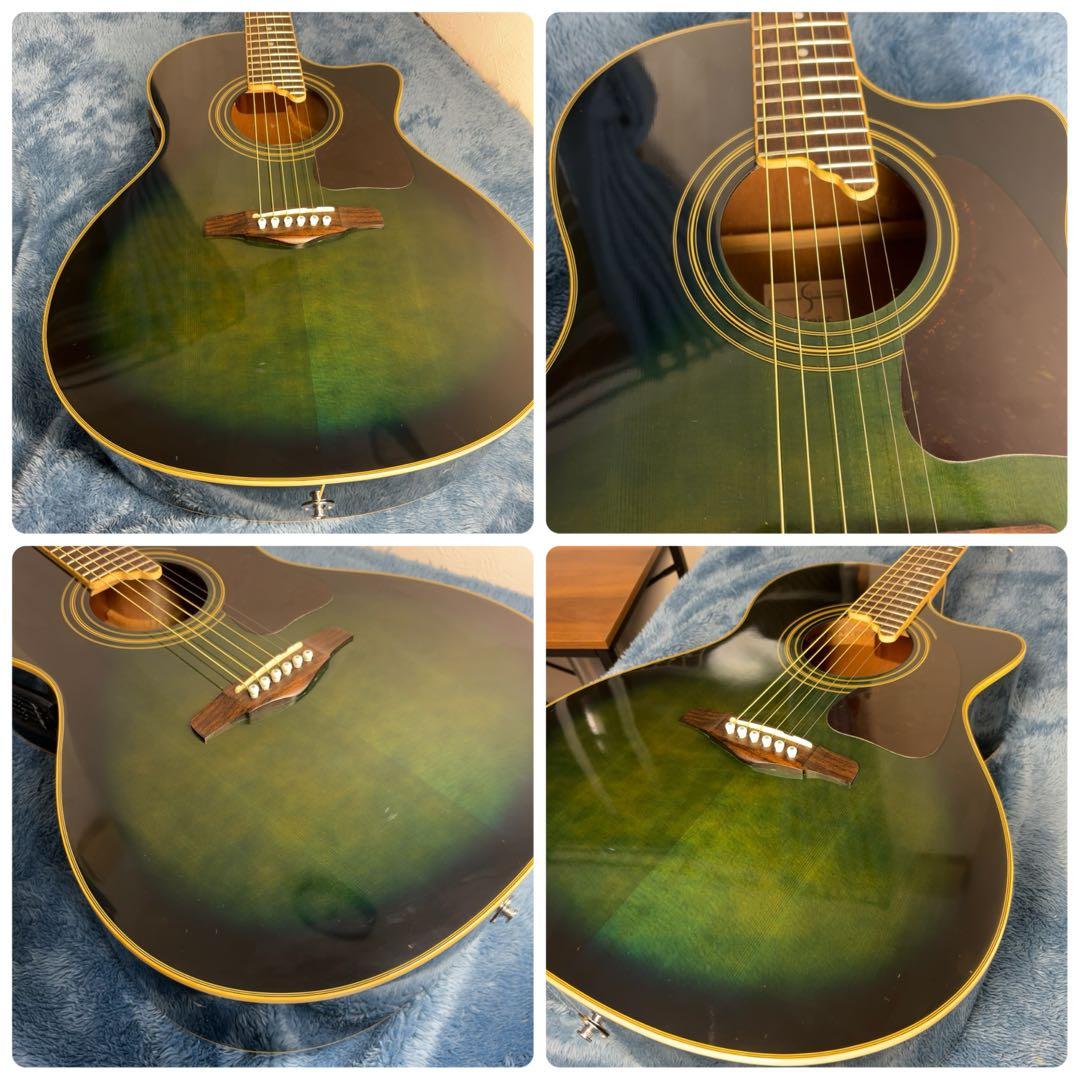 S.Yairi YE-40/BB エレアコ グリーンバースト