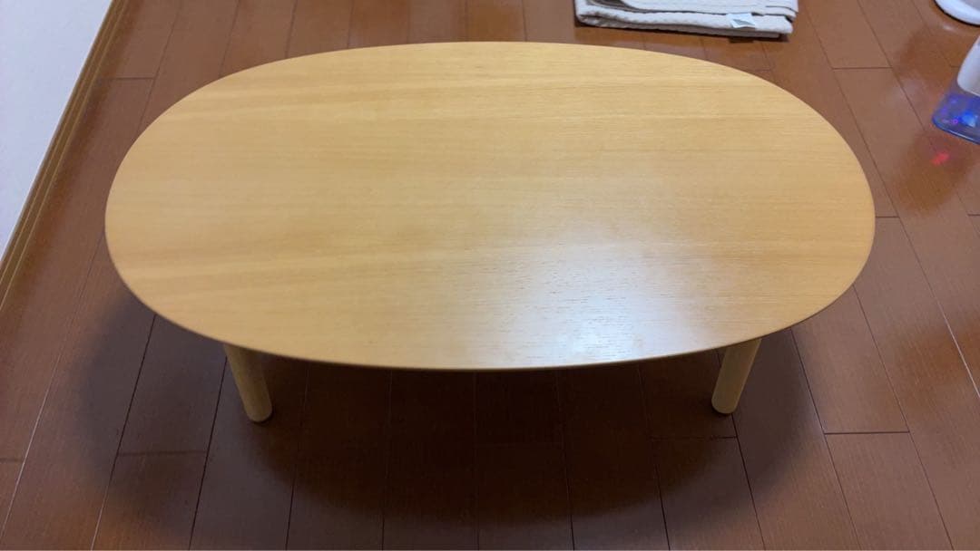 無印良品 楕円こたつ 幅97cm オーク材 kk01