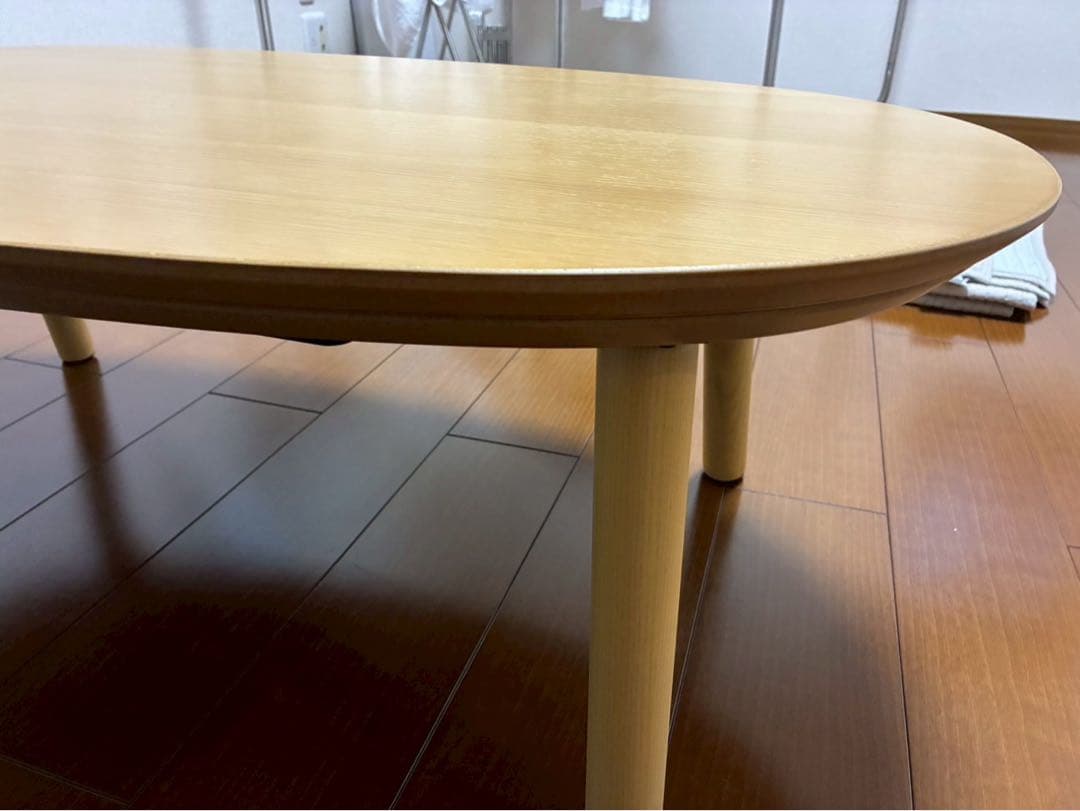 無印良品 楕円こたつ 幅97cm オーク材 kk01