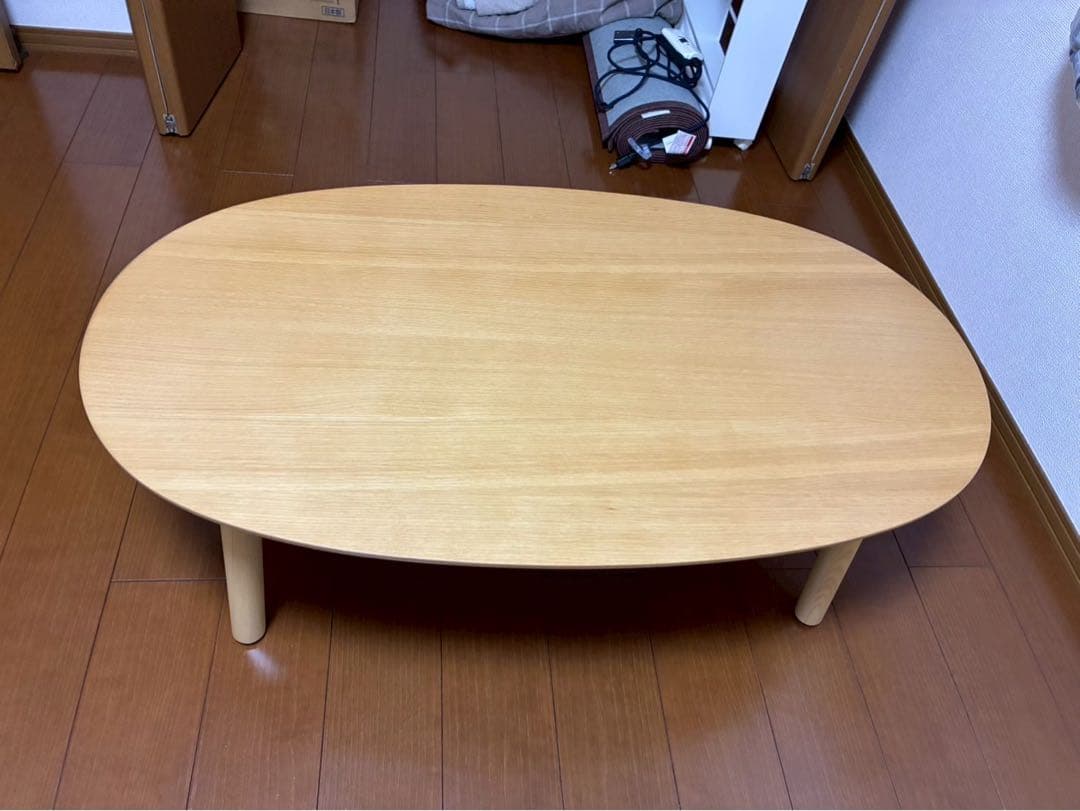 無印良品 楕円こたつ 幅97cm オーク材 kk01