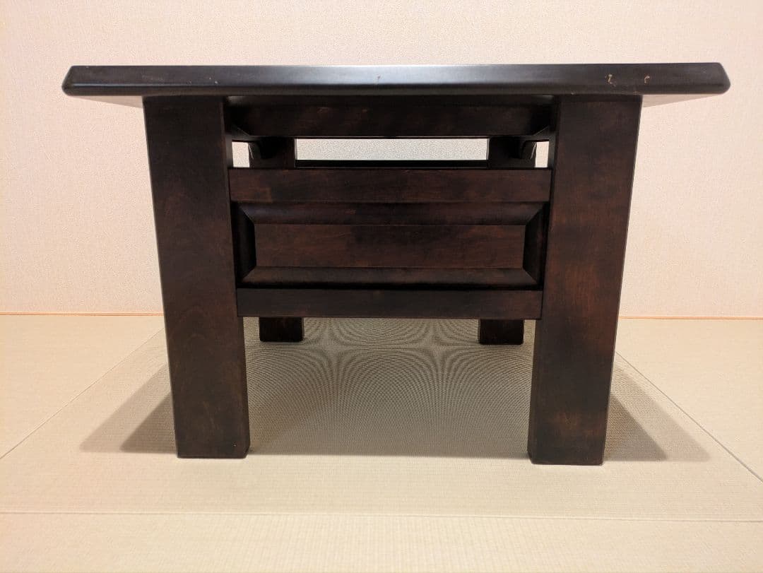 【北海道民芸家具】 北民 サイドテーブル コーヒーテーブル 無垢材 ミズメザクラ