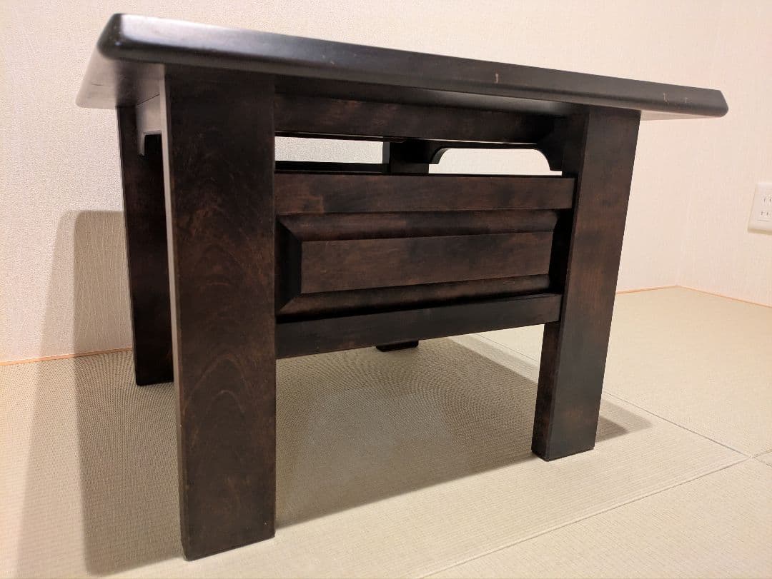 【北海道民芸家具】 北民 サイドテーブル コーヒーテーブル 無垢材 ミズメザクラ