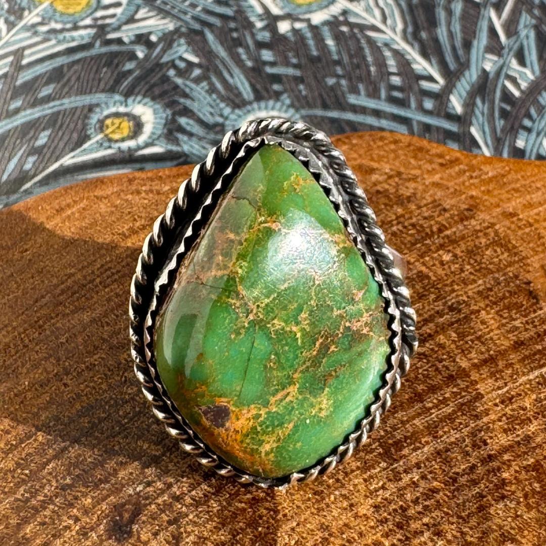 こ*め様 90年代　ヴィンテージ 　インディアンジュエリー　ターコイズ 　シルバ